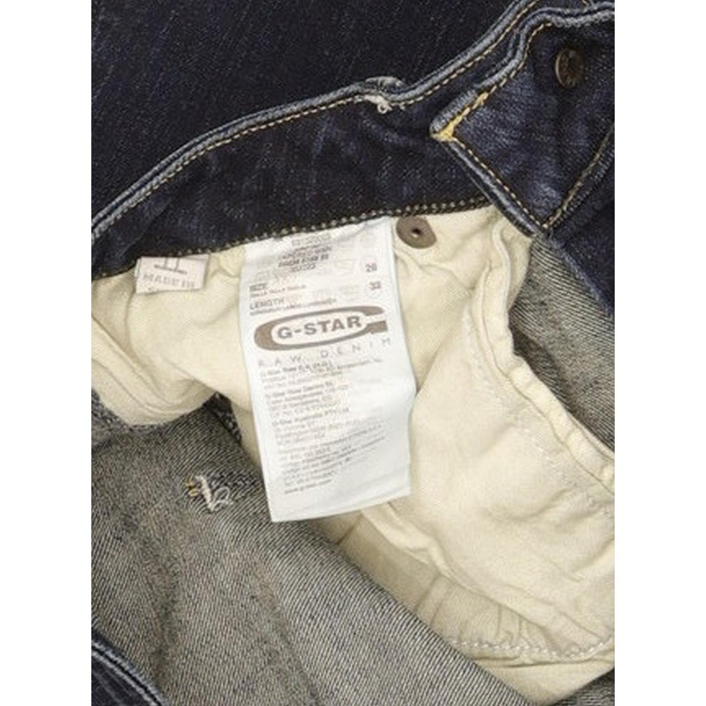 G-Star Arc 3D Women Blue Tapered Slim Stretch Jeans W26 L32