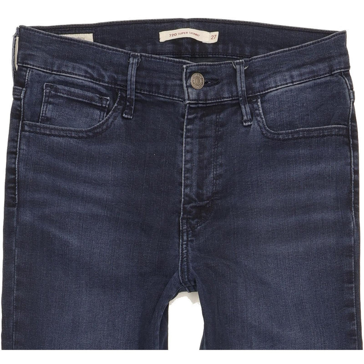 Levi's 720 Women Blue Skinny Slim Stretch Jeans W27 L30