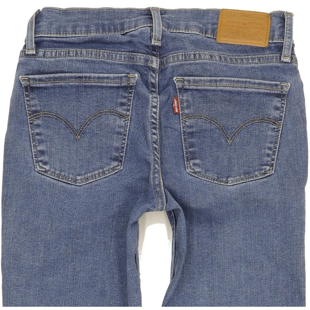 Levi's 710 Super Women Blue Skinny Slim Stretch Jeans W25 L29