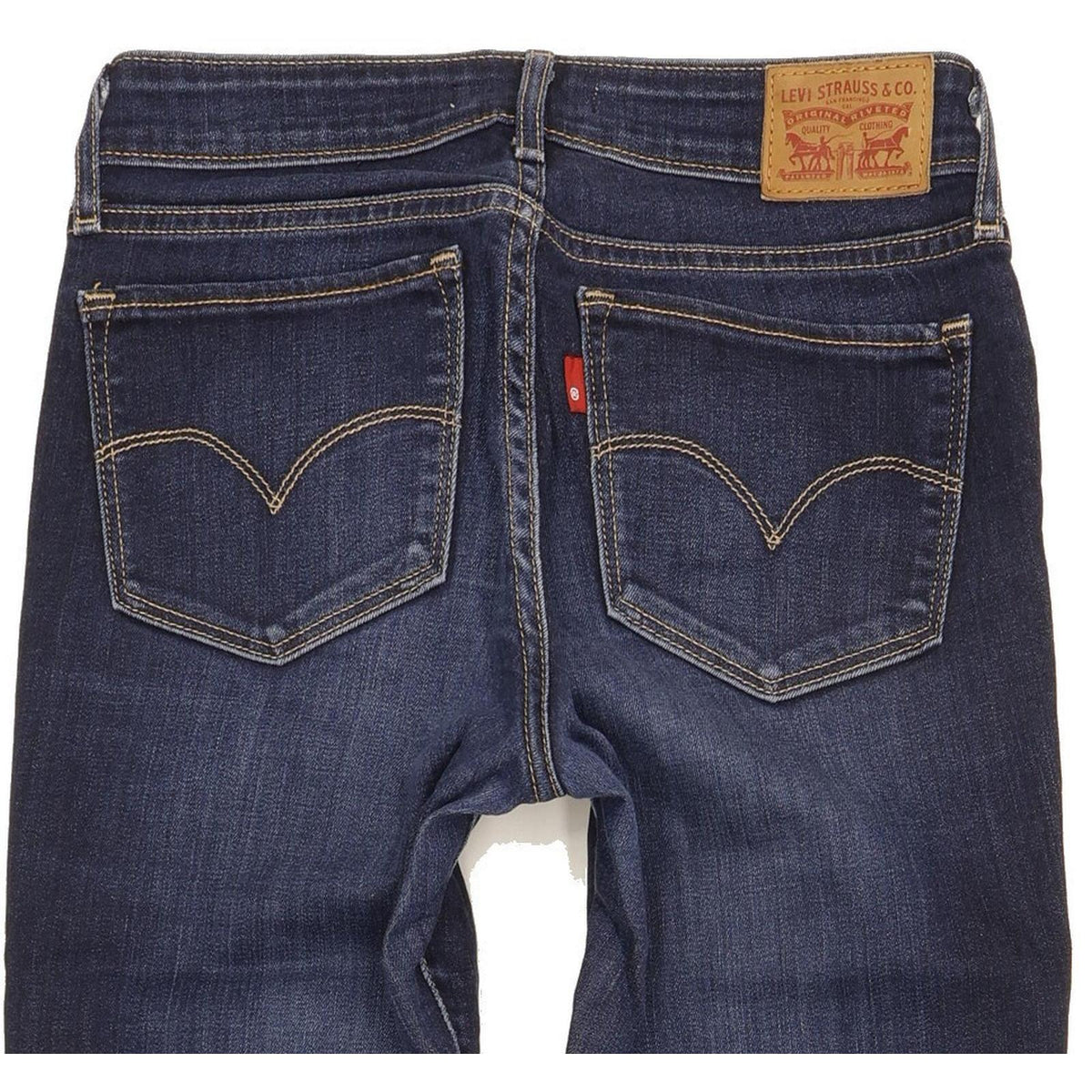 Levi's 711 Women Blue Skinny Slim Stretch Jeans W26 L30