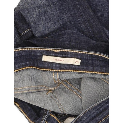 Levi's 711 Women Blue Skinny Slim Stretch Jeans W26 L30