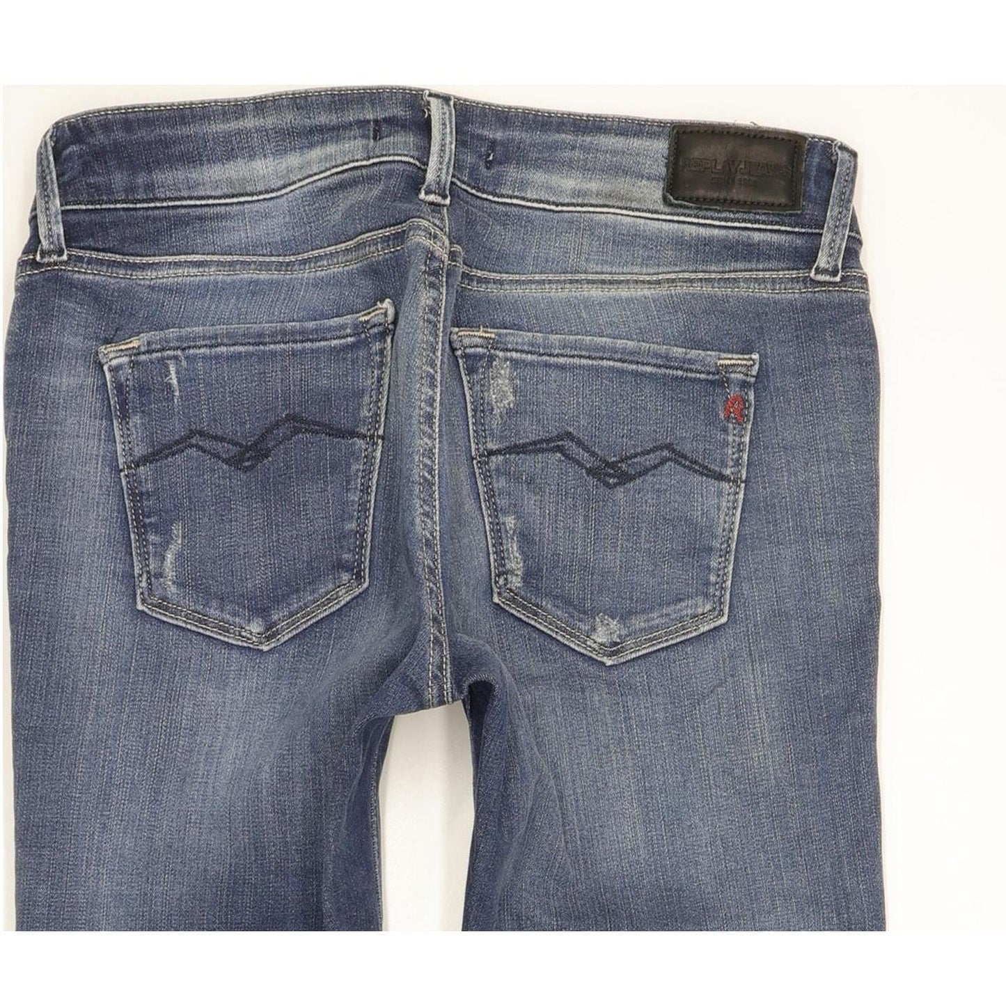 Replay Luz Women Blue Skinny Slim Stretch Jeans W26 L30