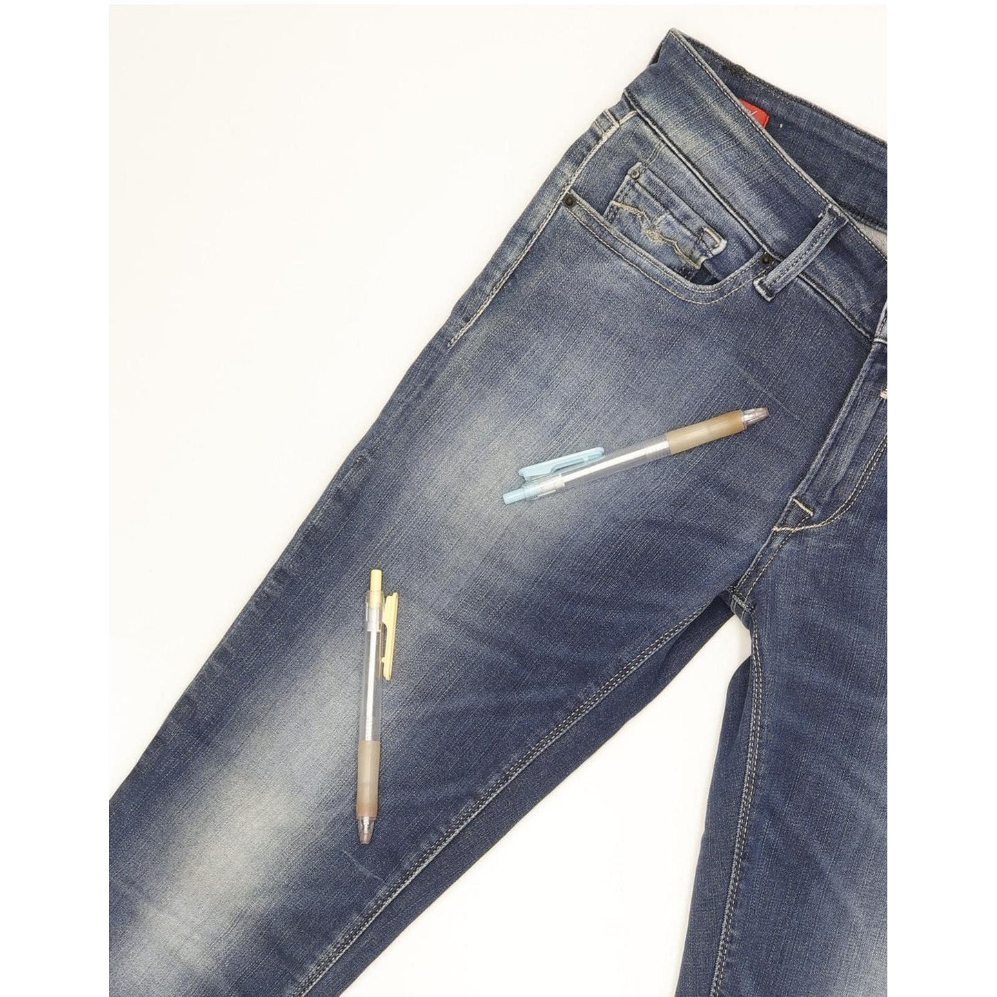 Replay Luz Women Blue Skinny Slim Stretch Jeans W26 L30