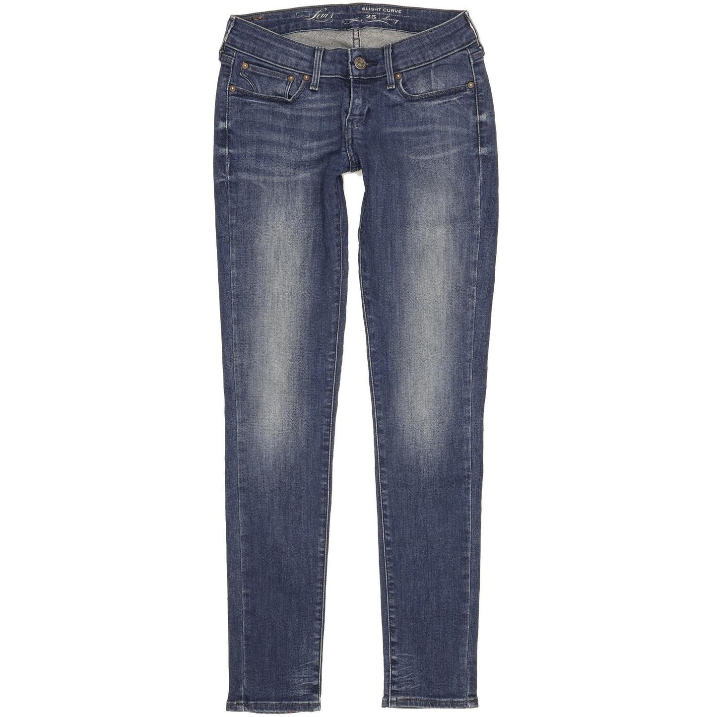 Levi's Slight Curve Women Blue Skinny Slim Stretch Jeans W25 L31