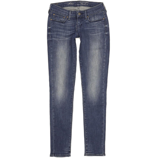 Levi's Slight Curve Women Blue Skinny Slim Stretch Jeans W25 L31