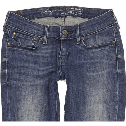 Levi's Slight Curve Women Blue Skinny Slim Stretch Jeans W25 L31