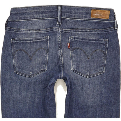 Levi's Slight Curve Women Blue Skinny Slim Stretch Jeans W25 L31