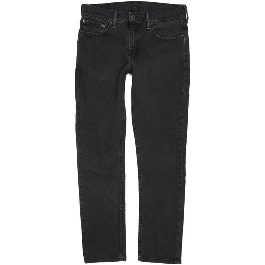 Levi's 511 Men Black Straight Slim Stretch Jeans W32 L30