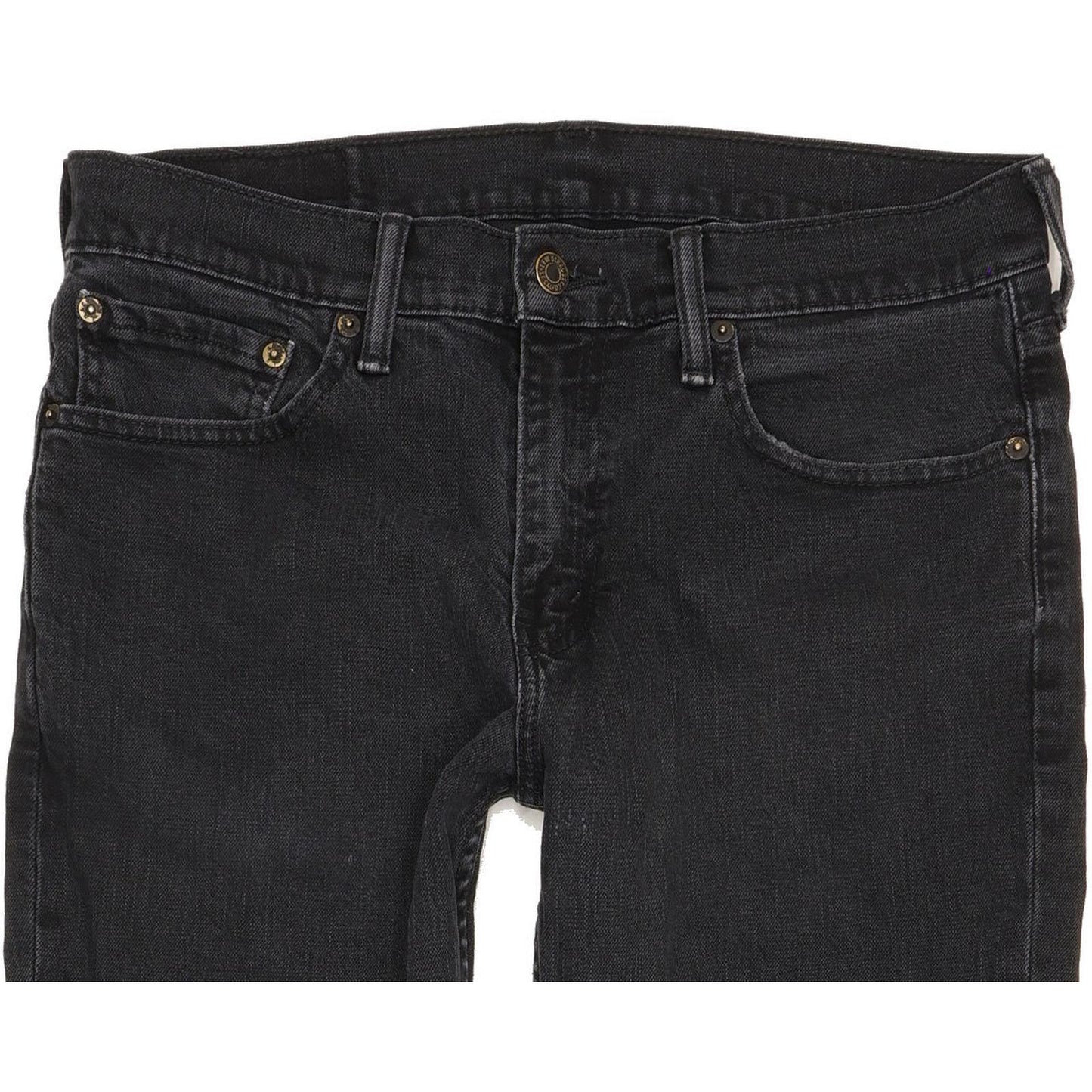 Levi's 511 Men Black Straight Slim Stretch Jeans W32 L30