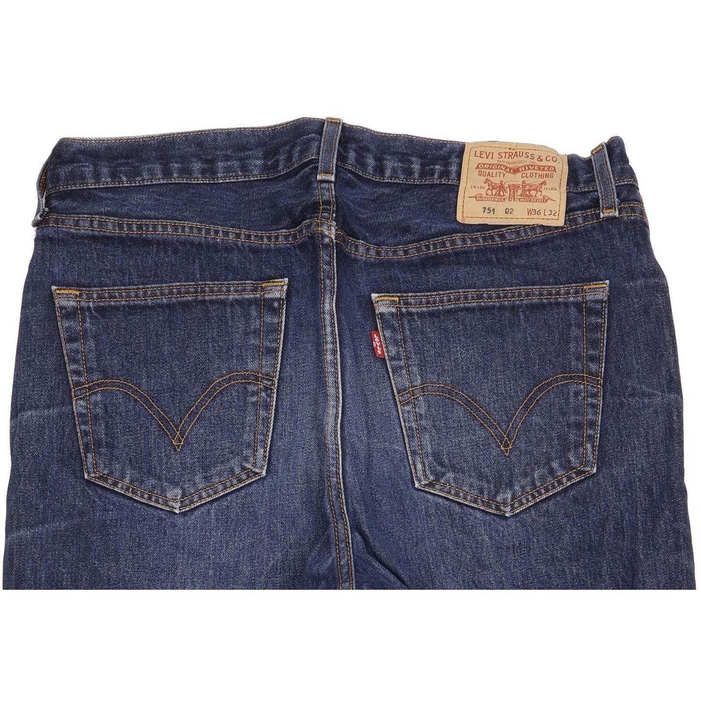 Levi's 751 Men Blue Straight Regular Jeans W36 L30