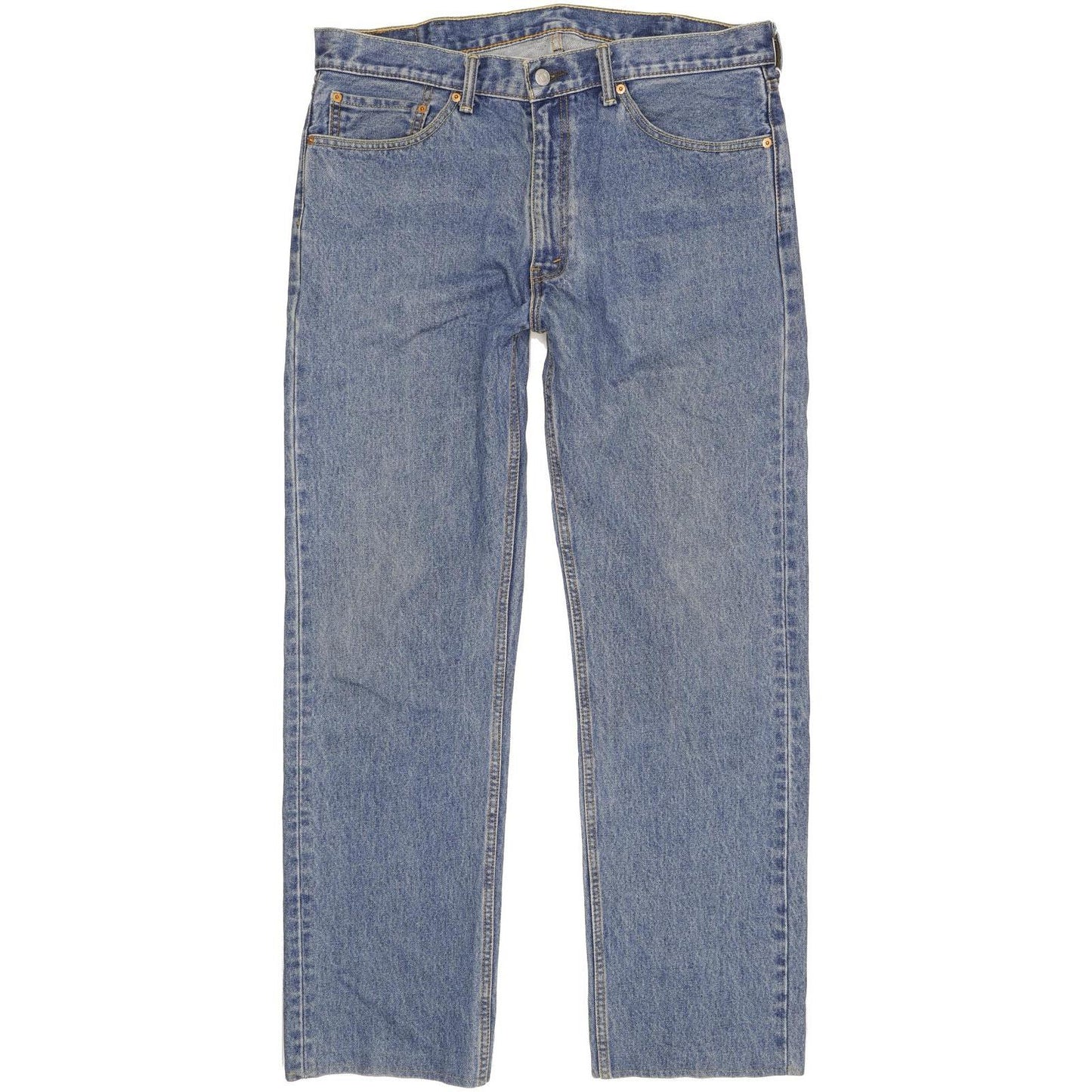Levi's 505 Men Blue Straight Regular Jeans W38 L32