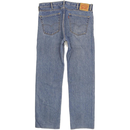 Levi's 505 Men Blue Straight Regular Jeans W38 L32