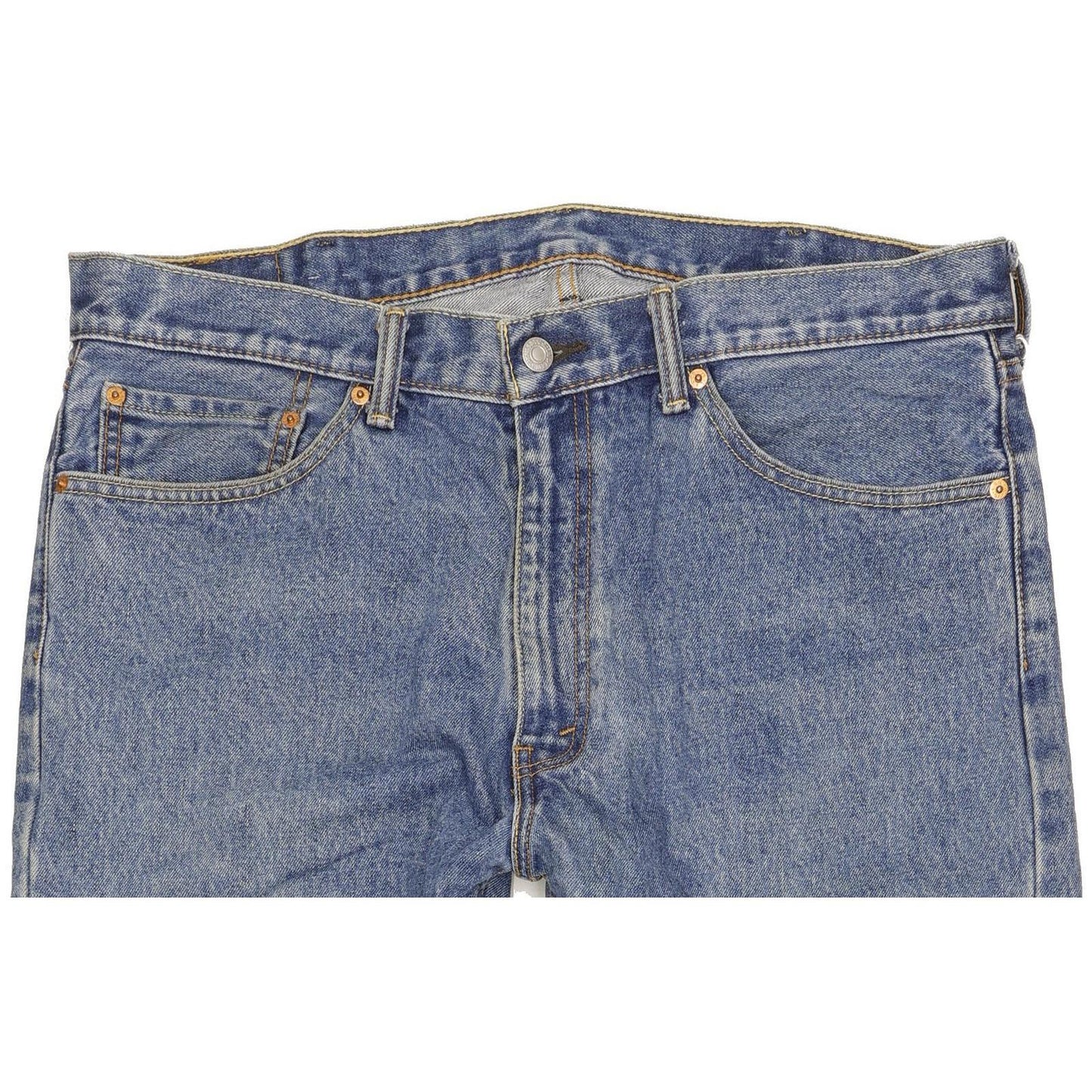 Levi's 505 Men Blue Straight Regular Jeans W38 L32