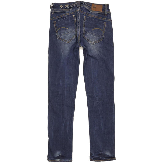G-Star Midge Women Blue Straight Slim Stretch Jeans W27 L28