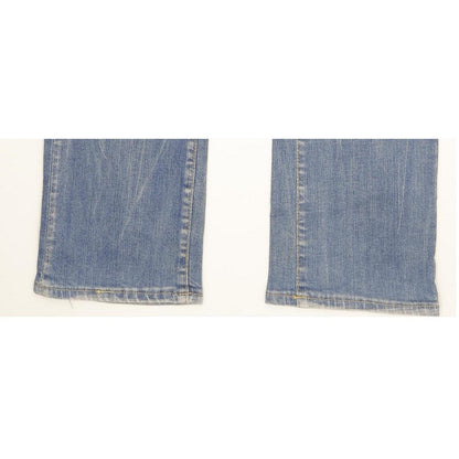 G-Star Women Blue Straight Slim Stretch Jeans W28 L31