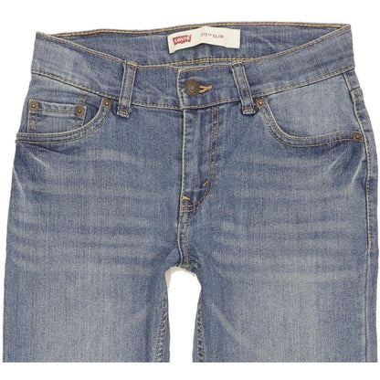 Levi's 511 Kids Blue Straight Slim Jeans W26 L29