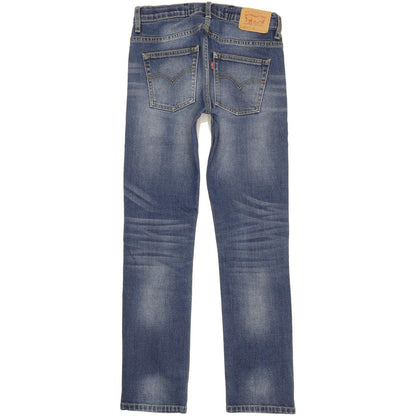 Levi's 511 Kids Blue Straight Slim Stretch Jeans W26 L29
