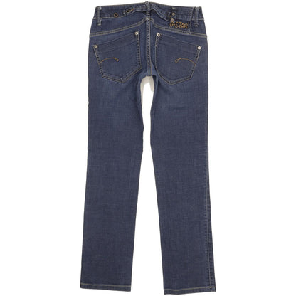 G-Star Midge Women Blue Straight Slim Stretch Jeans W28 L30