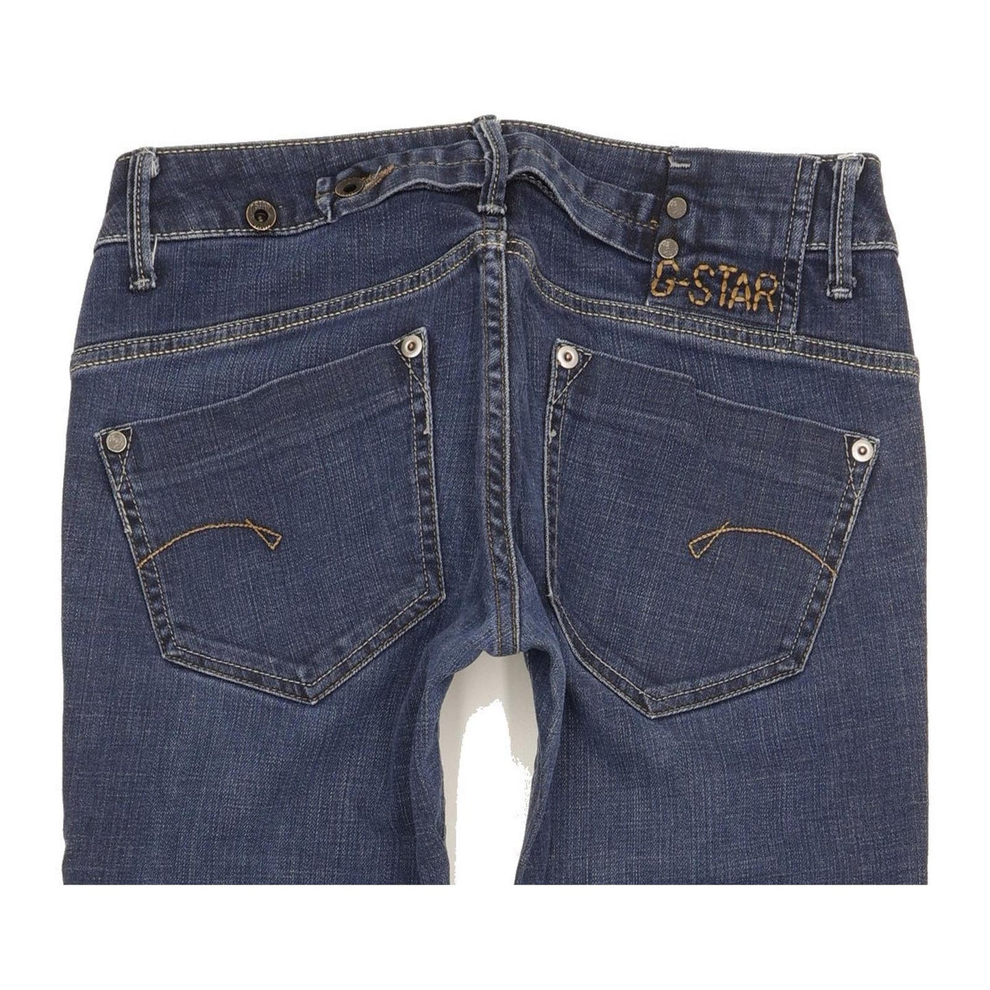 G-Star Midge Women Blue Straight Slim Stretch Jeans W28 L30