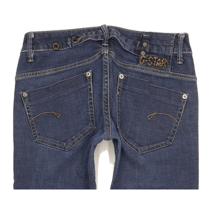 G-Star Midge Women Blue Straight Slim Stretch Jeans W28 L30