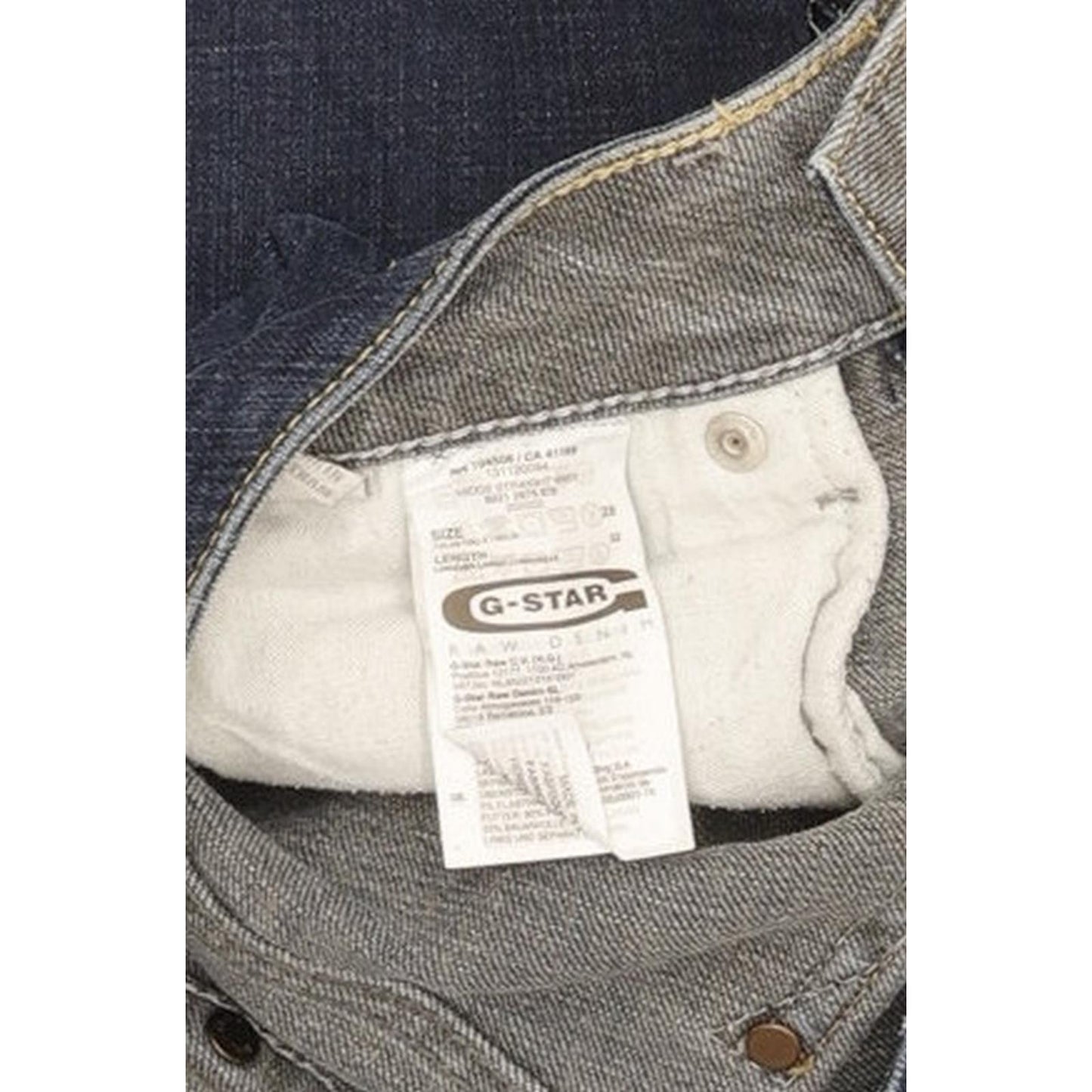 G-Star Midge Women Blue Straight Slim Stretch Jeans W28 L30