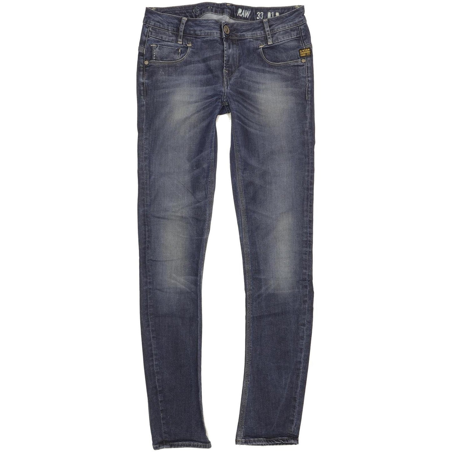 G-Star New Radar Women Blue Skinny Slim Stretch Jeans W28 L31