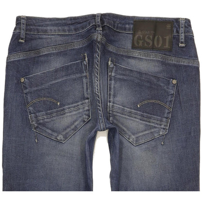 G-Star New Radar Women Blue Skinny Slim Stretch Jeans W28 L31