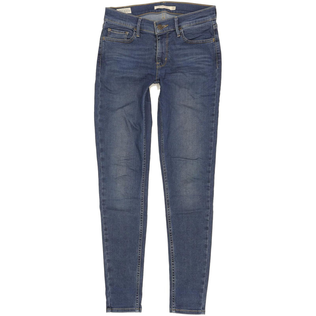 Levi's 710 Super Women Blue Skinny Slim Stretch Jeans W27 L30