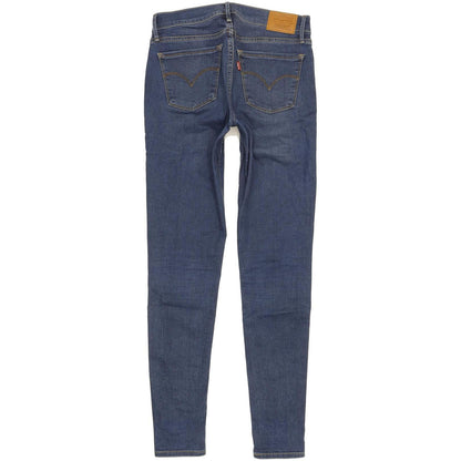 Levi's 710 Super Women Blue Skinny Slim Stretch Jeans W27 L30