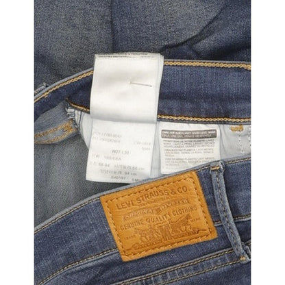 Levi's 710 Super Women Blue Skinny Slim Stretch Jeans W27 L30