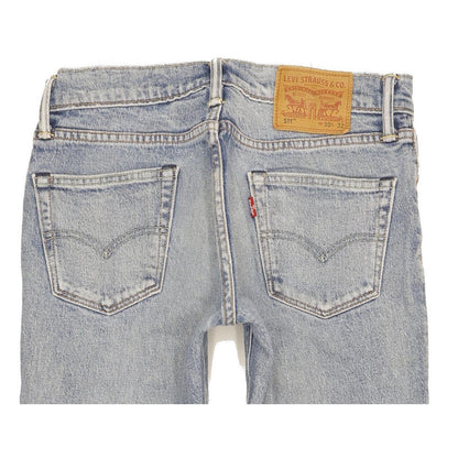 Levi's 511 Men Blue Straight Slim Stretch Jeans W30 L31
