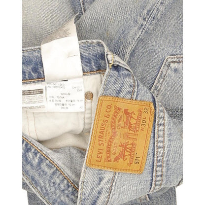Levi's 511 Men Blue Straight Slim Stretch Jeans W30 L31