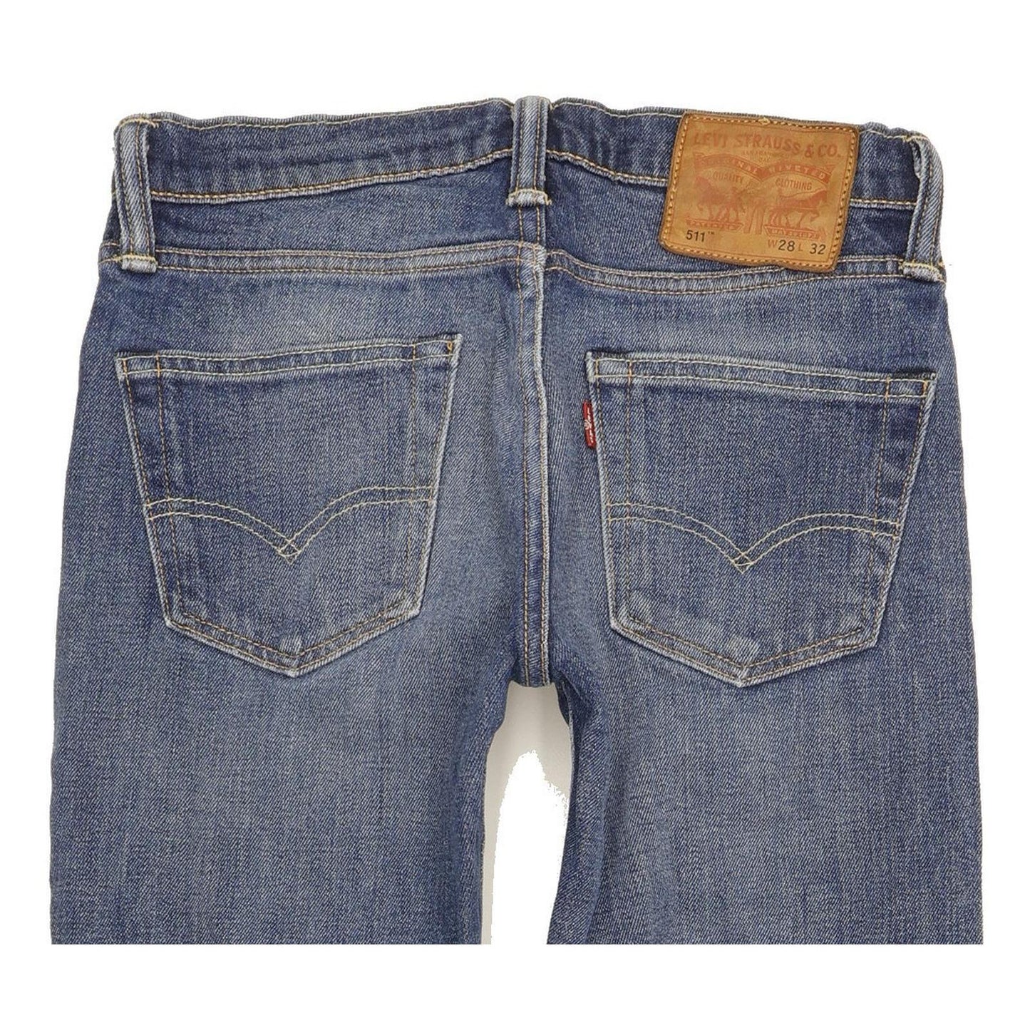 Levi's 511 Men Blue Straight Slim Stretch Jeans W28 L31