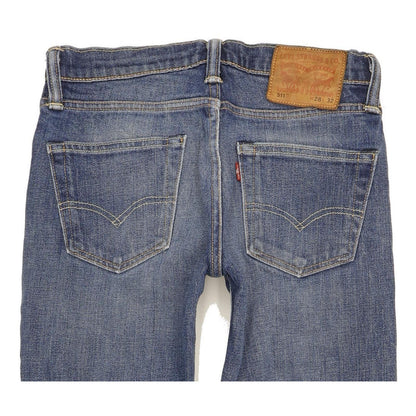 Levi's 511 Men Blue Straight Slim Stretch Jeans W28 L31
