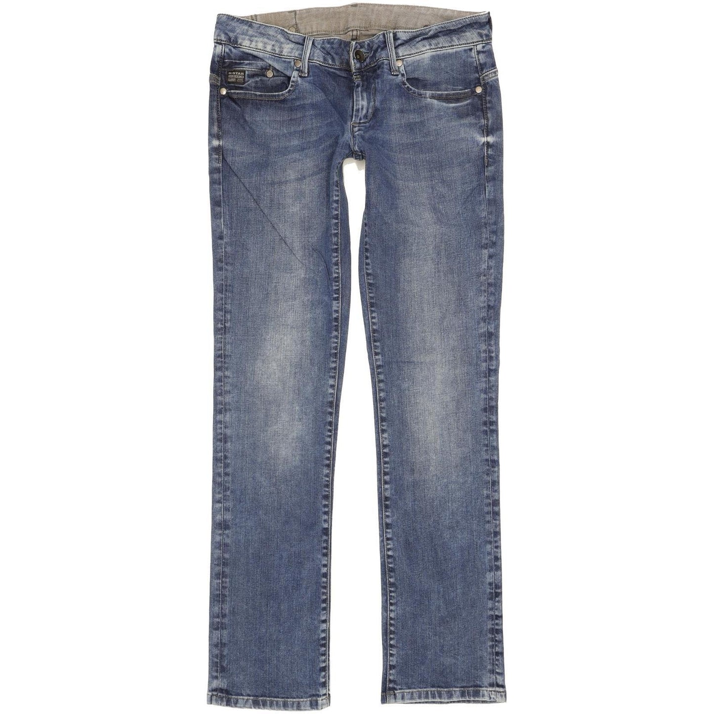 G-Star Midge Women Blue Straight Slim Stretch Jeans W31 L33