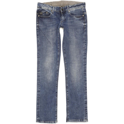 G-Star Midge Women Blue Straight Slim Stretch Jeans W31 L33