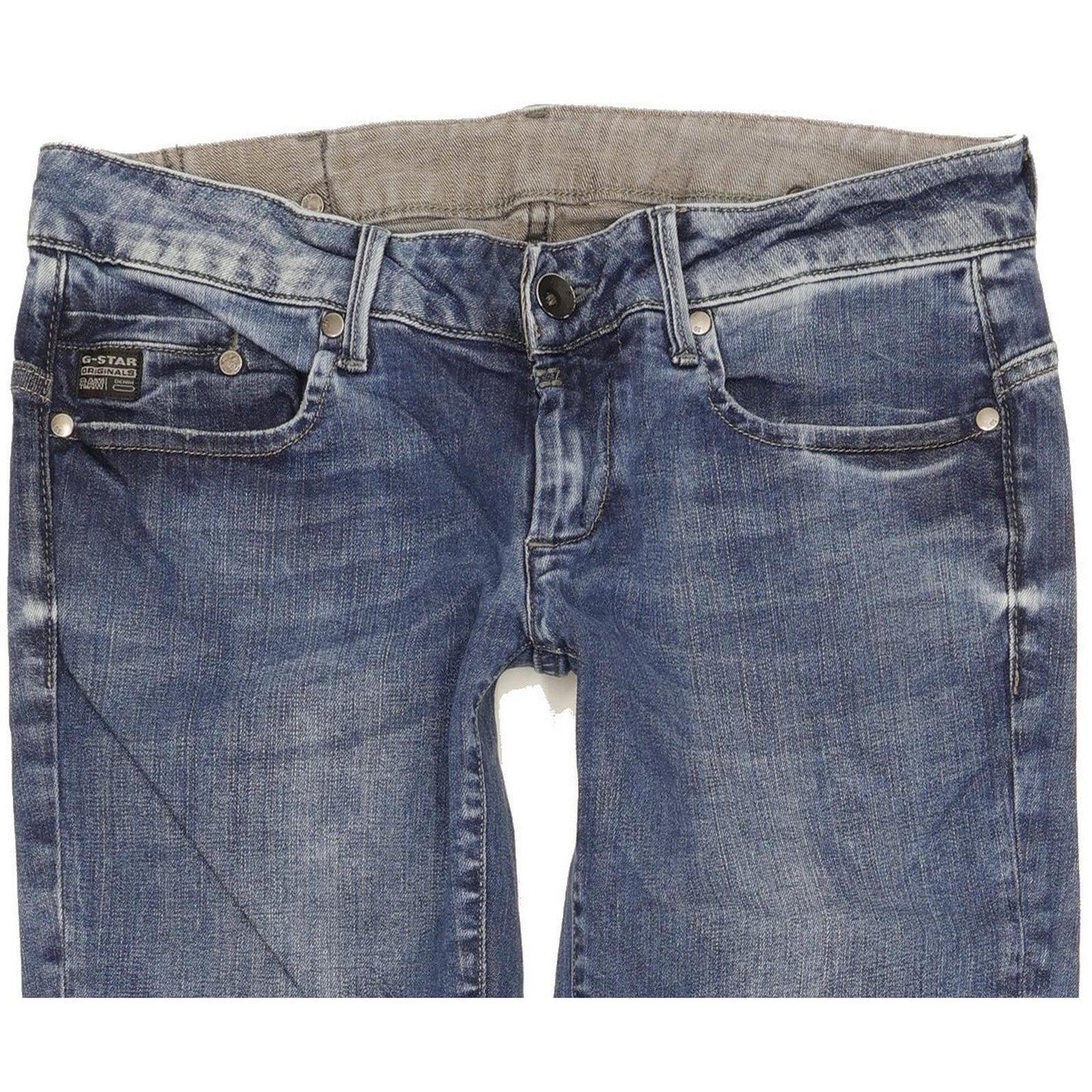 G-Star Midge Women Blue Straight Slim Stretch Jeans W31 L33