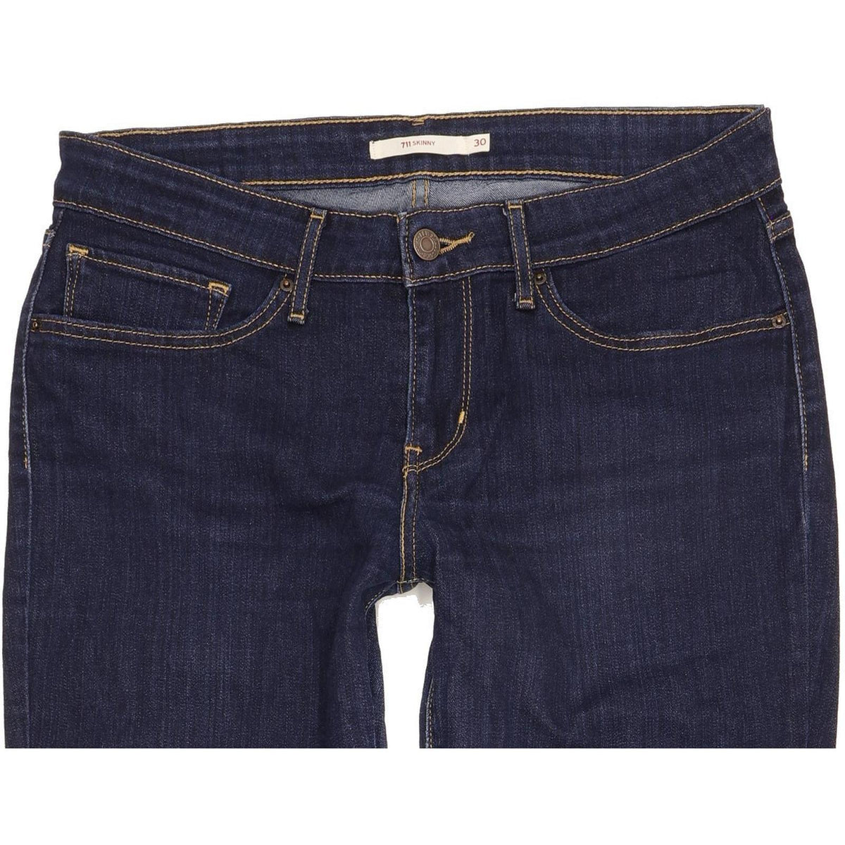 Levi's 711 Women Blue Skinny Slim Stretch Jeans W30 L31