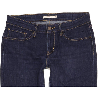 Levi's 711 Women Blue Skinny Slim Stretch Jeans W30 L31