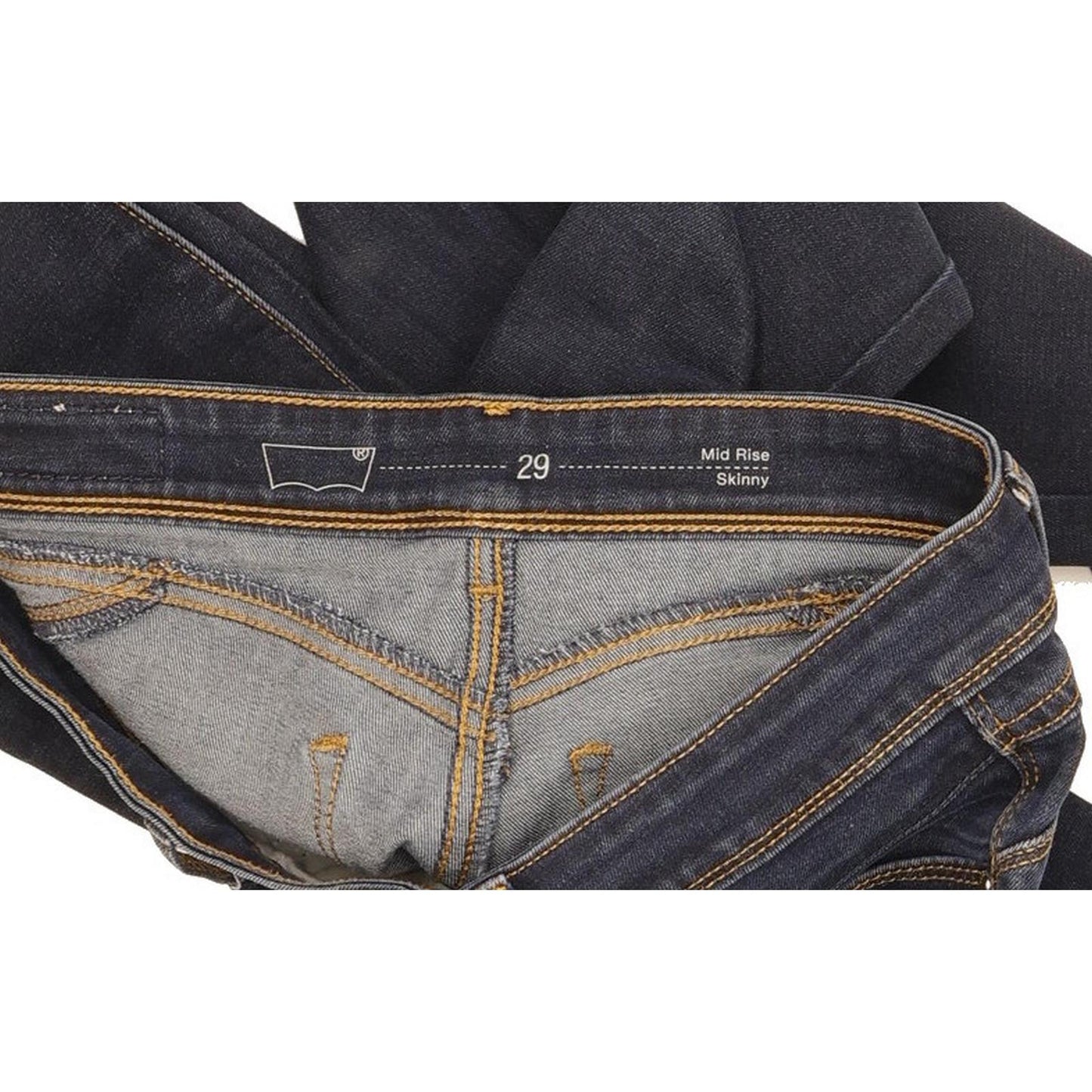 Levi's Women Blue Skinny Slim Stretch Jeans W29 L30