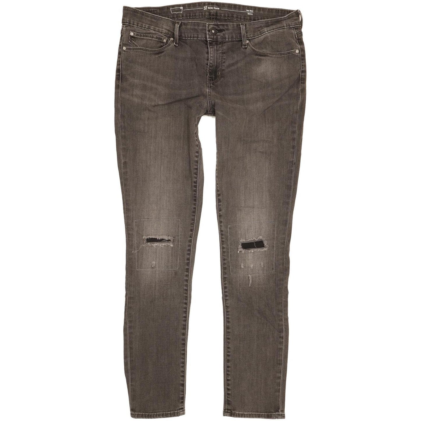 Levi's Demi Curve Women Black Skinny Slim Jeans W32 L31