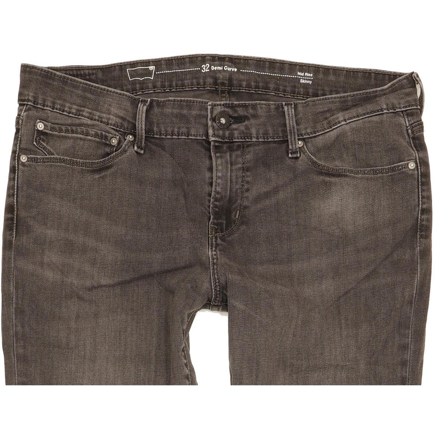 Levi's Demi Curve Women Black Skinny Slim Jeans W32 L31