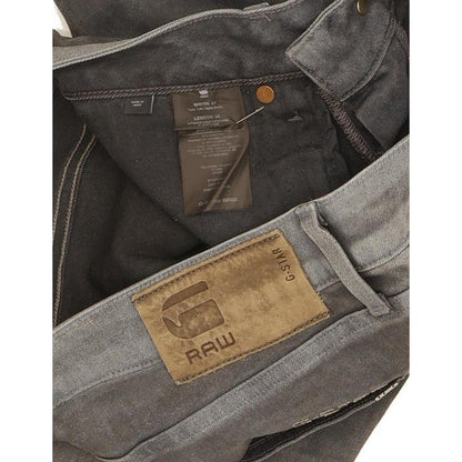 G-Star 3301 Men Grey Skinny Slim Stretch Jeans W31 L36