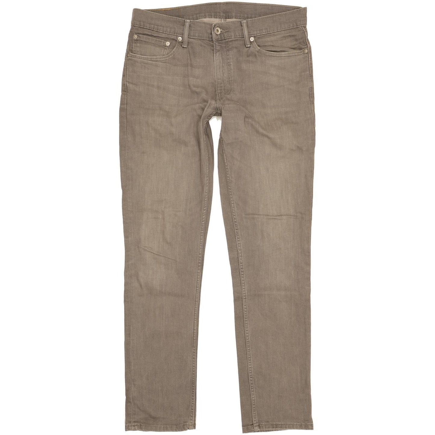 Levi's 511 Men Grey Straight Slim Stretch Jeans W33 L34