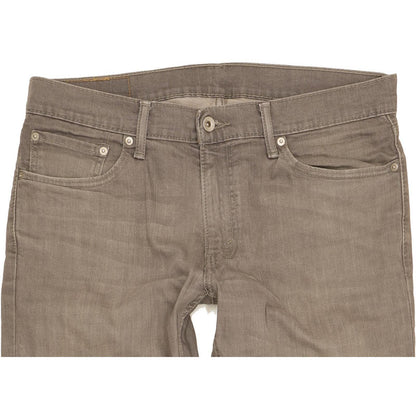 Levi's 511 Men Grey Straight Slim Stretch Jeans W33 L34