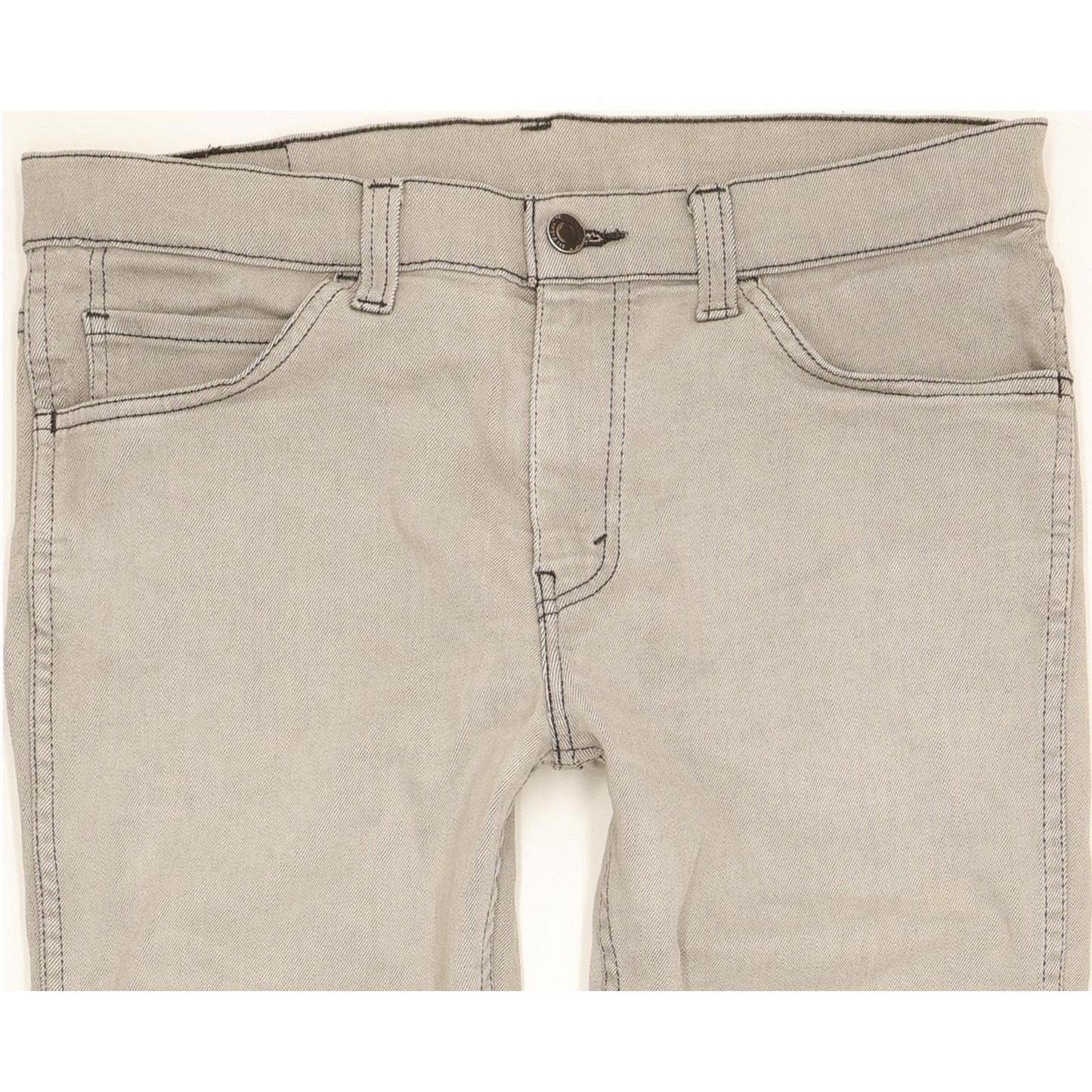 Levi's 511 Men Grey Straight Slim Stretch Jeans W33 L30