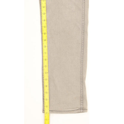 Levi's 511 Men Grey Straight Slim Stretch Jeans W33 L30