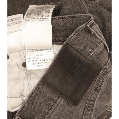 Levi's 511 Men Charcoal Straight Slim Stretch Jeans W31 L31