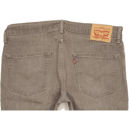 Levi's 511 Men Grey Straight Slim Stretch Jeans W36 L30