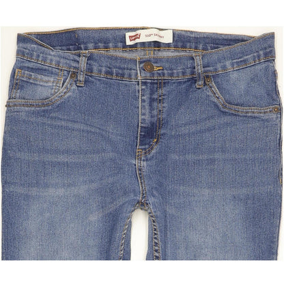 Levi's 510 Men Blue Skinny Slim Jeans W30 L29